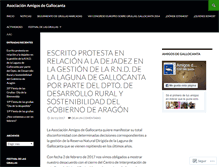 Tablet Screenshot of amigosdegallocanta.com
